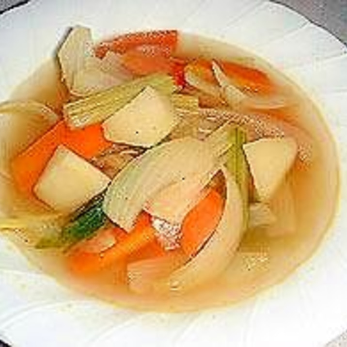 減塩スパイシー野菜のスープ